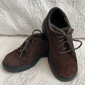 Stride Rite Dark Brown Leather Cooper Bucks- size 13M